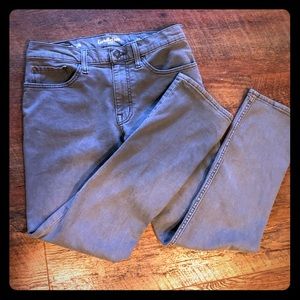 Goodfello, gray denim pant 30x30 slim/straight